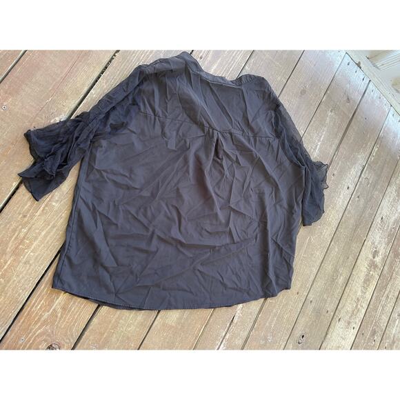 3x womens black blouse - Picture 2 of 3